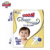 GOO.N（大王）婴儿用纸尿裤光羽系列XL28片（6包每箱） 商品缩略图0