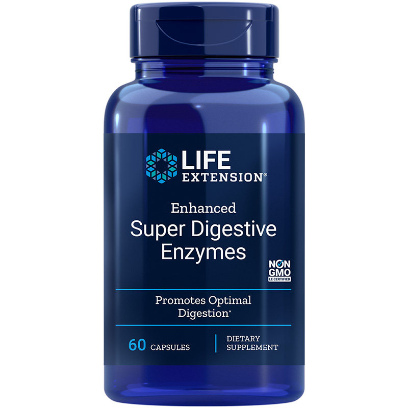 沿寿LIFE EXTENSION Super Digestive Enzymes 消化酶60粒