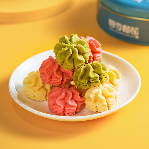 【曲奇界‘爱马仕‘’】四季榴莲经典小花曲奇 绵软细腻 一口就爱上 办公室零食 伴手礼 商品图1