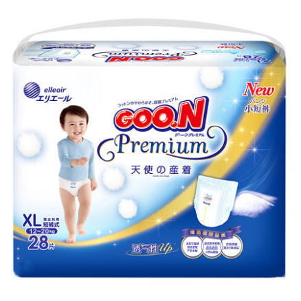 日本大王天使纸尿裤短裤式学步拉拉裤多尺码箱装（箱规起订，拼码备注） 商品图2