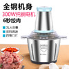 两张守护卡+不锈钢杯身 家用电动 绞肉机 小型打肉馅蒜蓉搅拌 搅碎菜 多功能料理机-CG 商品缩略图1