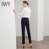 IWY/职业气质衬衫女修身白色打底装百搭英伦风售楼部工作服Ol正装B871-W 商品缩略图3