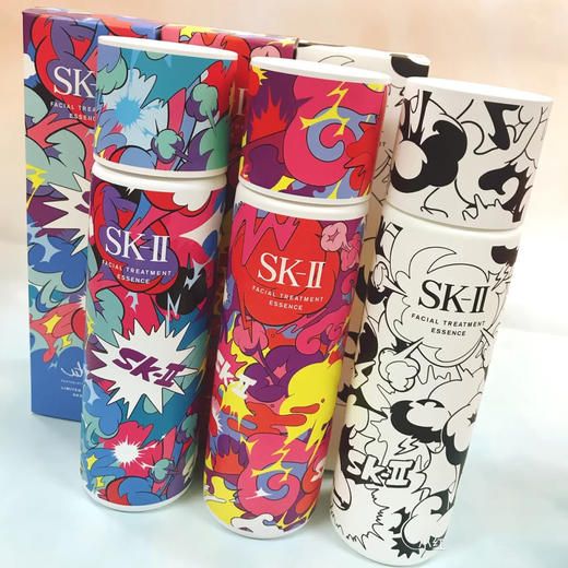 日本sk-ii 护肤精华露 神仙水 230ml 2020新款街头艺术限定版(颜色