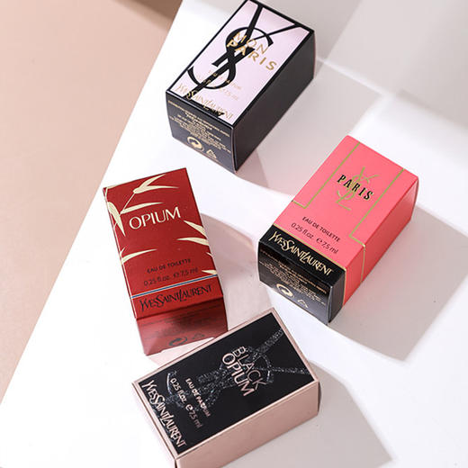 【专柜小样】法国 YSL圣罗兰 迷你4件套香水套盒7.5mlx4 反转巴黎 黑鸦片 巴黎恋人 红鸦片 商品图3