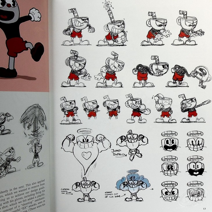 中商原版theartofcuphead英文原版茶杯頭遊戲藝術設定集studiomdhr