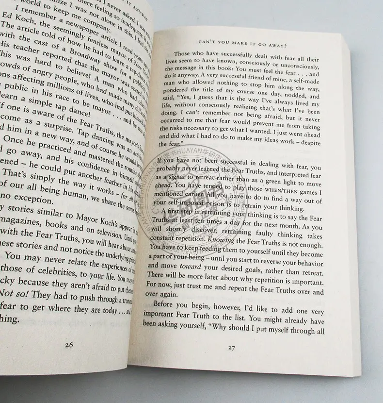 感到恐惧英文原版feel The Fear And Do It Anyway 如何战胜内心的恐惧励志自助英文版进口原版英语书籍
