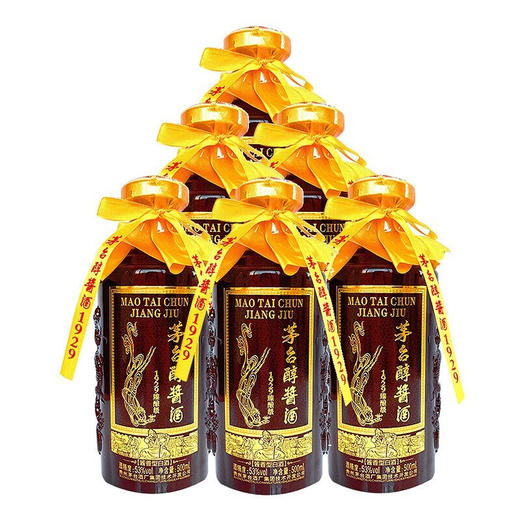 【推荐】茅台集团  商务送礼白酒 茅台醇酱 1929臻酿级 500ml* 6 整箱装 商品图0