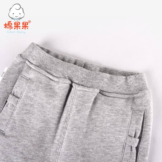 棉果果冬季女童大毛圈抓绒长裤M422200218685 商品图6