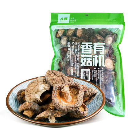 人民 有机干香菇120g炖汤材料 商品图0