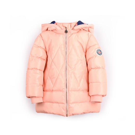 棉果果冬季女童中长款羽绒服M422102918630 商品图3