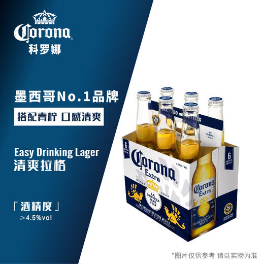 科罗娜特级啤酒六瓶装330ml*6 商品图3