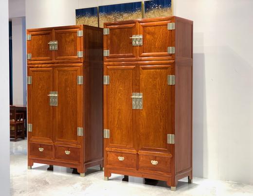 红桥红  家具严选  缅甸花梨（大果紫檀）  【238 素面 顶箱柜 】 商品图10