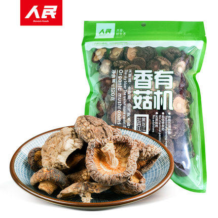 人民 有机干香菇120g炖汤材料 商品图2