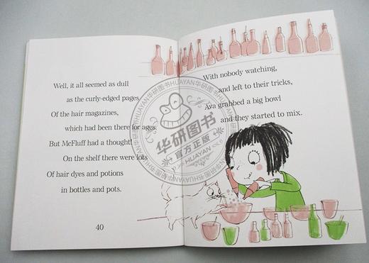 我的假想朋友隐形猫5册套装 英文原版 Squishy McFluff 喜欢点点的奶奶 海滩大救援 神秘圣诞老人 英文版进口儿童英语桥梁章节书 商品图2