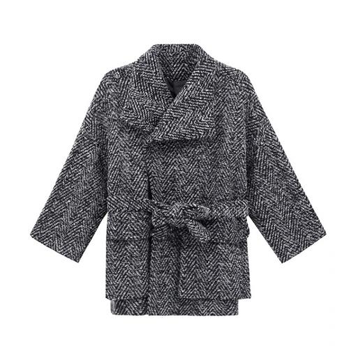 裁缝学苑AG115 呢子大衣纸样女装外套棉服衣服制版打版裁剪样板 商品图7