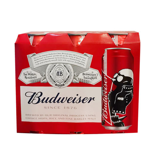 百威啤酒听装500ml三联包(新老包装随机发货） 商品图1