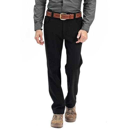 鹰爪行动守卫者保暖抓绒软壳裤男冬季户外战术冲锋裤 商品图0