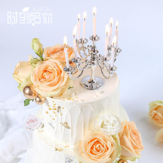 【终极福利】+30元多送1磅，浪漫小烛台单层蛋糕 商品图3