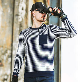 鹰爪行动海行者全新城市战术功能针织衫男士秋冬薄款海魂衫