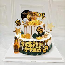 【数钱数到手抽筋】热卖款叮当CAKE生日蛋糕-鲜果进口奶油