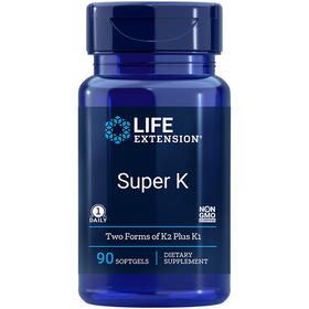 【效期 2026年5月】沿寿LIFE EXTENSION Super K（维生素K）90粒