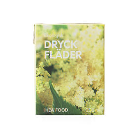 IKEA 宜家 DRYCK FLÄDER 接骨木花饮料  200ml