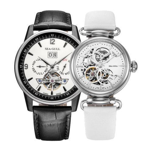 SEA-GULL/海鸥表【为爱加时】 时尚镂空自动机械情侣对表 送礼礼物 表白 男表女表 手表 商品图8