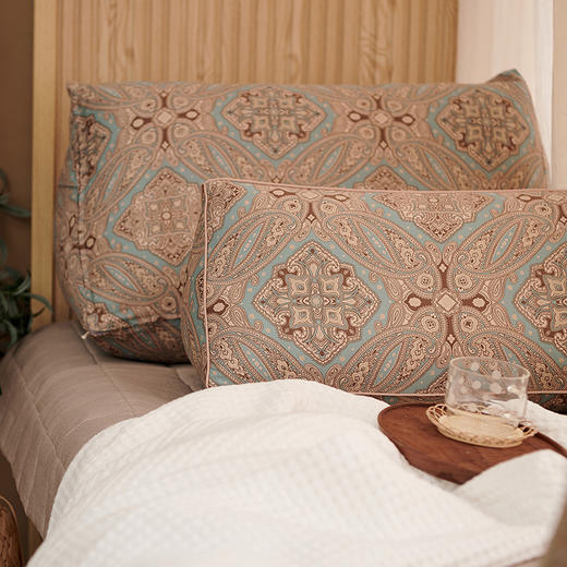 阳春小镇三角靠枕床头靠垫抱枕飘窗沙发卧室可拆洗腰枕 商品图2