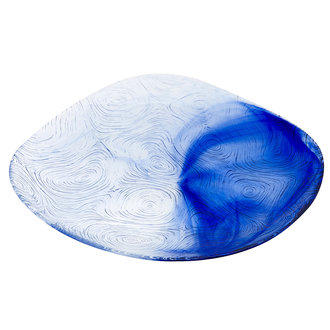 帕莎[10641]灵顿蓝色钢化玻璃盘-小-200mm 商品图0