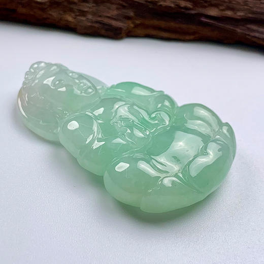 派瑞翡翠 翡翠观音 糯种 飘绿花 商品图3