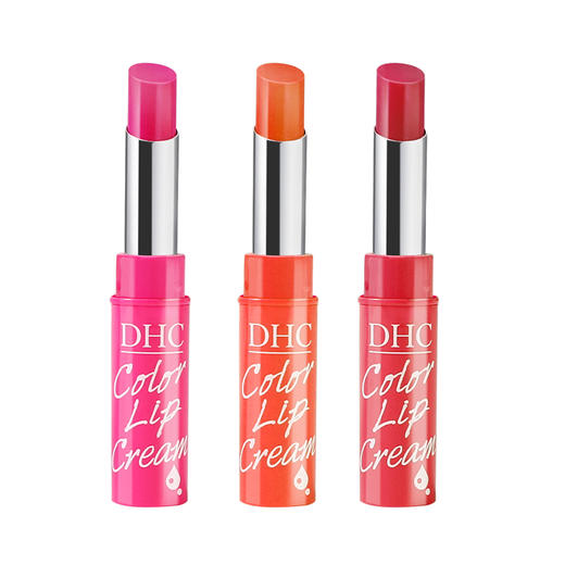 日本DHC变色唇膏-保湿滋润唇釉打底口红-橘色粉色红色-会员6折 商品图3