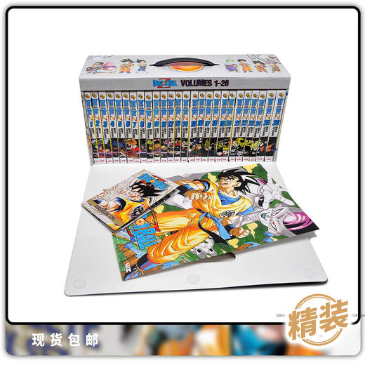 英文原版 龙珠超 1-26 Vols Dragon Ball Z 完全盒装收藏版 漫画 商品图1