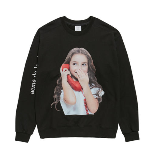 ACME DE LA VIE BABY FACE SWEATSHIRT PHONE 男士卫衣 BLACKJPY带授权招加盟代理 商品图0