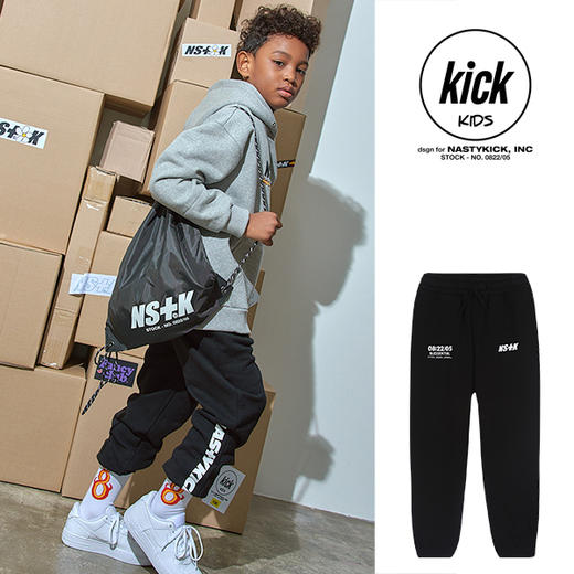 KIDIKIDI [Nestikic Kids] 儿童 运动裤 中性 皮筋腰带棉裤  四季JPY带授权招加盟代理 商品图0