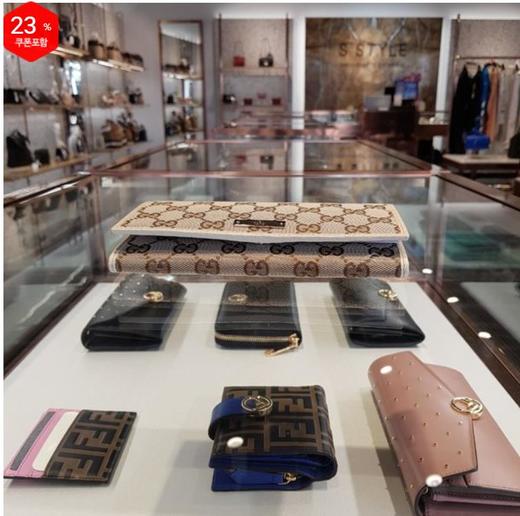 奥莱Gucci 帆布金属条徽标长款钱包（象牙色）244946 KY9IG 9773JPY带授权招加盟代理 商品图3