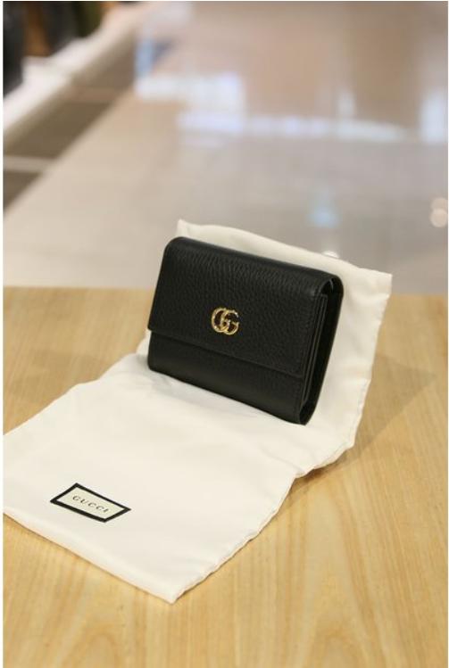 奥莱GUCCI Gucci GG Mamon女士双折钱包（546584 CAO0G 1000）JPY带授权招加盟代理 商品图2