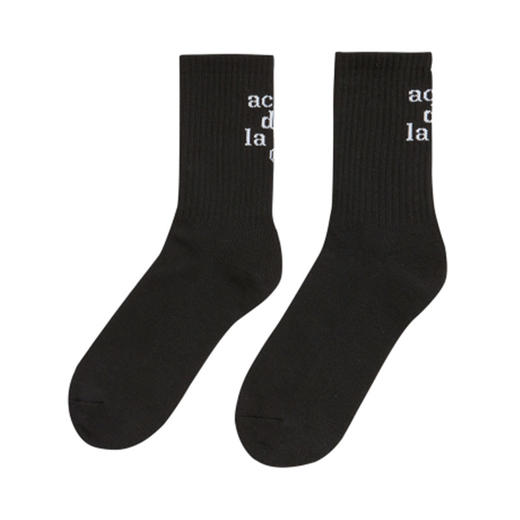 ACME DE LA VIE BACK POINT LOGO SOCKS 男士袜子 BLACKJPY带授权招加盟代理 商品图0