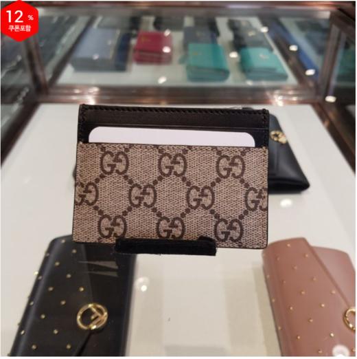 奥莱 Gucci Bee Print GG Supreme卡夹451277 K5T1N 8666JPY带授权招加盟代理 商品图1