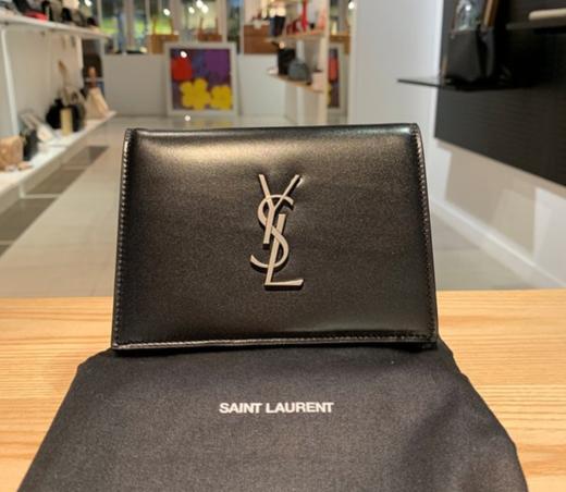 奥莱SAINT LAURENT SAINT LAURENT会标钱包（556367 0SX0E 1000）JPY带授权招加盟代理 商品图0