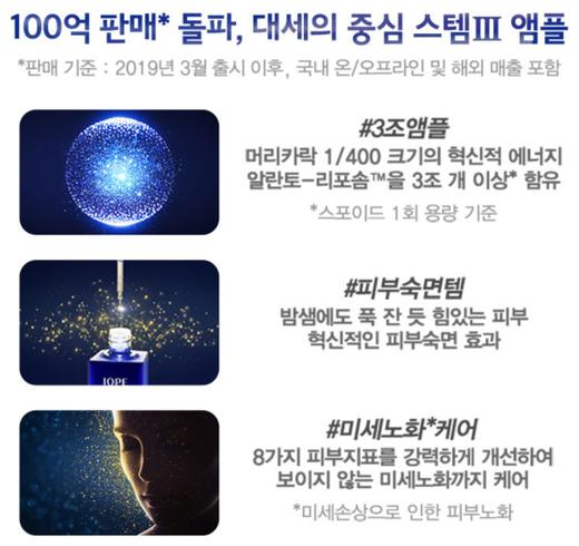 韩国 IOPE STEMIII艾诺碧植物细胞修护抗衰老提亮安瓶肌底精华液JPY带授权招加盟代理 商品图3