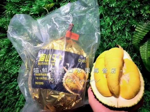 D197正宗猫山王榴莲马来西亚液氮进口AA级（4斤一枚包5房）发全国 商品图2