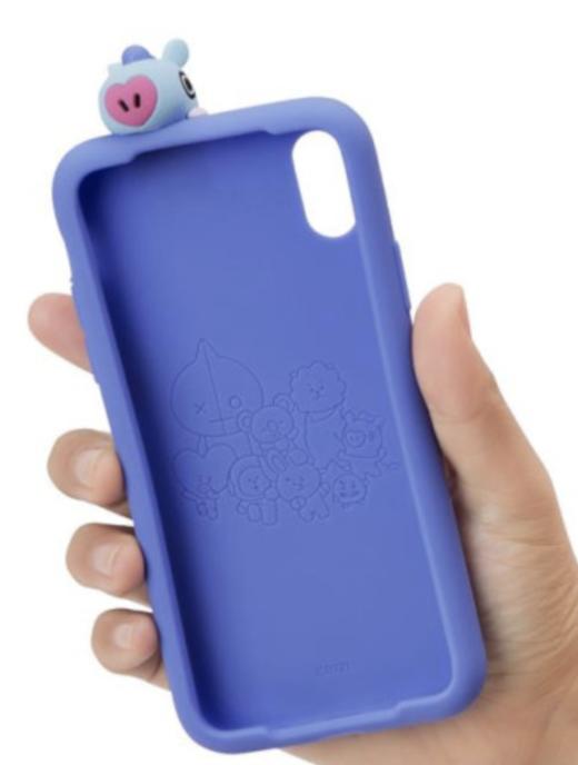 韩国 可爱Line Friends iPhone X BT21 MANG Figure硅胶手机壳JPY带授权招加盟代理 商品图1