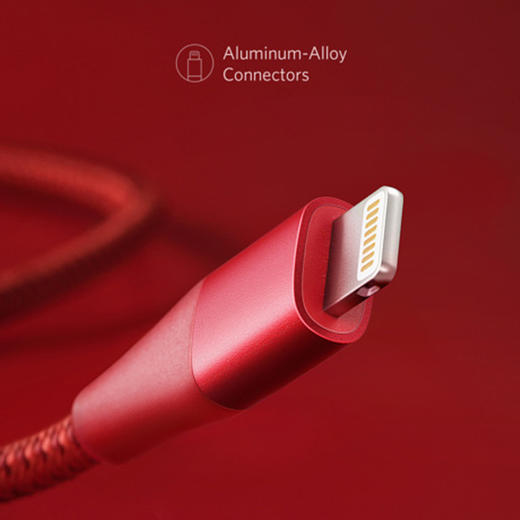 ANKER POWERLINE+ II LIGHTNING USB CABLE(FOR I红色手机数据线JPY带授权招加盟代理 商品图2
