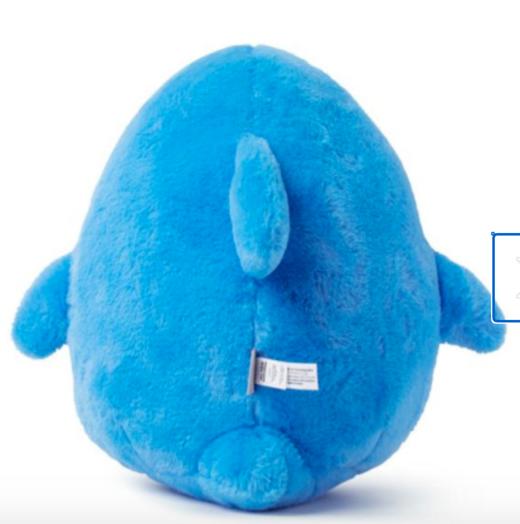 韩国 Line Friends可爱 公仔 Line Friends鲨鱼布朗坐公仔JPY带授权招加盟代理 商品图3