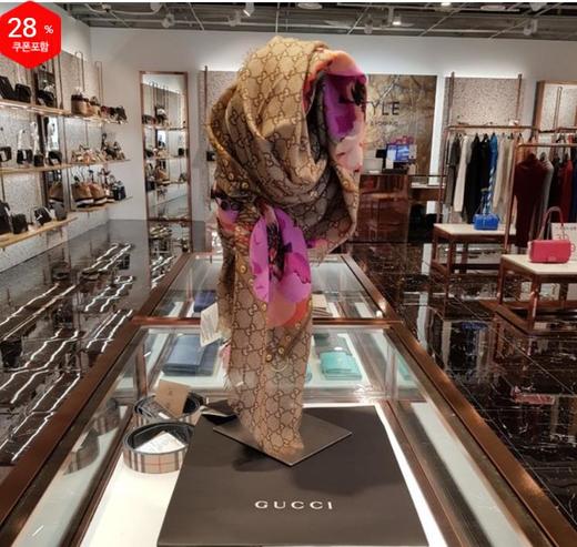 奥莱Gucci方形花围巾508797 3G200 5879_OIMJPY带授权招加盟代理 商品图4