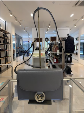 奥莱Gucci小号皮革单肩包（589474 1DB0G 1275）JPY带授权招加盟代理