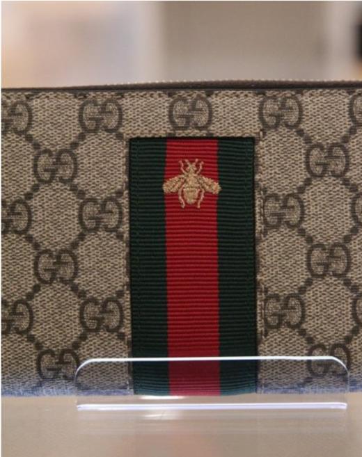 奥莱 Gucci Web GG Supreme拉链钱包（408831 KLQCN 8461）JPY带授权招加盟代理 商品图1