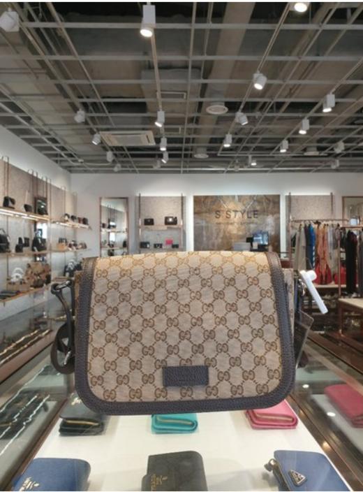 奥莱 Gucci GG帆布斜挎包449172 KY9KN 9886JPY带授权招加盟代理 商品图0