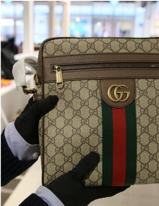 奥莱GUCCI古驰GG Ophidia 中号中性斜挎包（547934 96IWT 8745）JPY带授权招加盟代理 商品图3