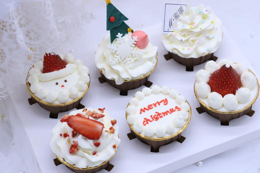 圣诞节杯子蛋糕6枚装 商品图0